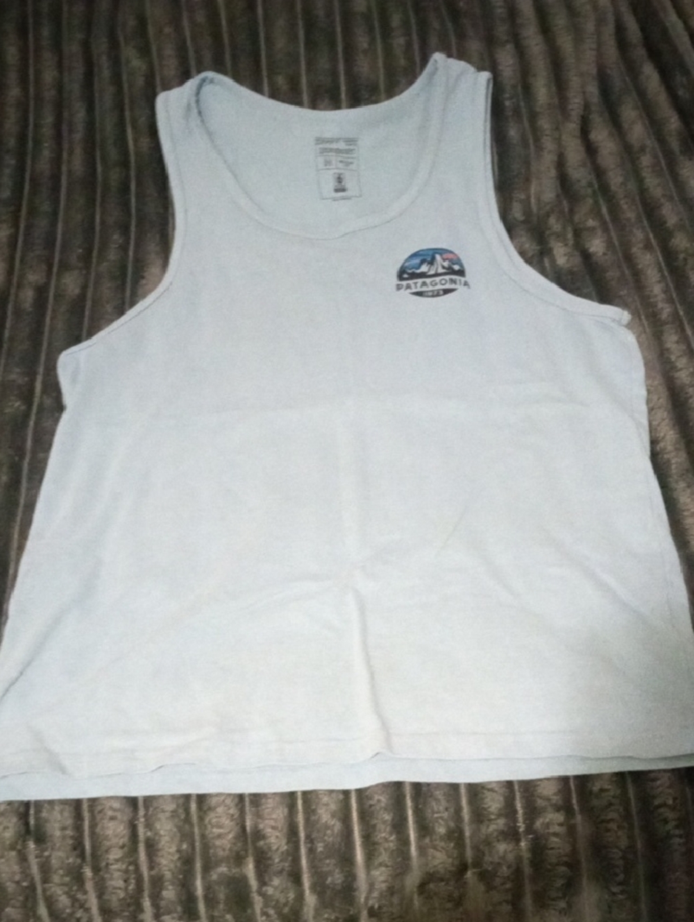 Patagonia Pale Blue Logo Tank